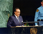 S.E. le Comte Don Carlo Marullo di Condojanni aux Nations Unies, New York, 8 septembre 2000