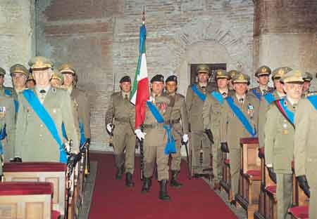 Cerimonia di commemorazione del 124 anno dalla fondazione del Corpo Militare